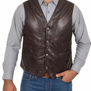 Casual Leather Vest