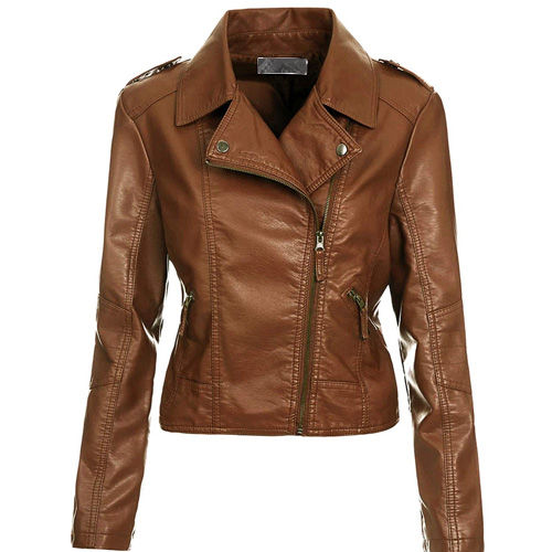 Ladies Leather Biker Jackets