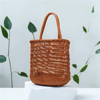 Woven Leather Tote Bags