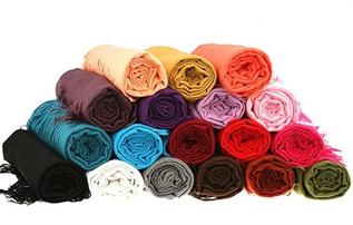 100% Pashmina Wool , Red, Green, Blue etc.