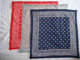 100% Cotton, Blue, Red, Grey