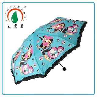 Satin Umbrella, Sky blue