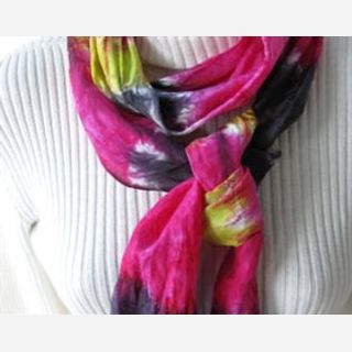 Silk dyed with natural ink, All natural dyed colors