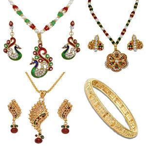 Stone, Kundan, Metal, Multi Color