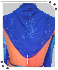 Viscose / Chiffon, Green / Blue / Pink / White / Maroon and others