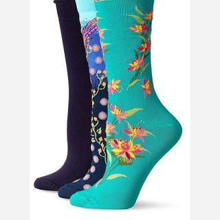 ladies polyester spandex socks