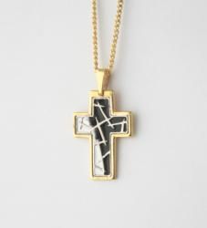 Royal Enamelled Cross Pendant