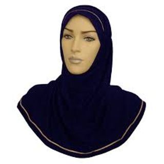 Ladies Pearl Line Hijab