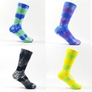 Tie Dye Crew Socks
