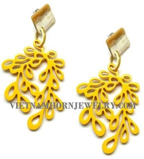 Lacquer Horn Earrings