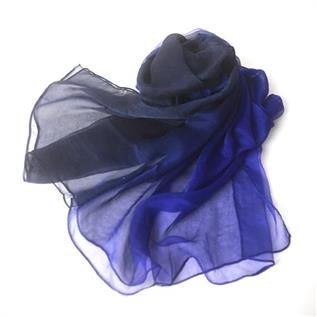 ladies purple silk scarf