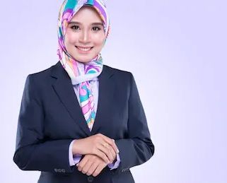 Ladies Pearl Line Hijab