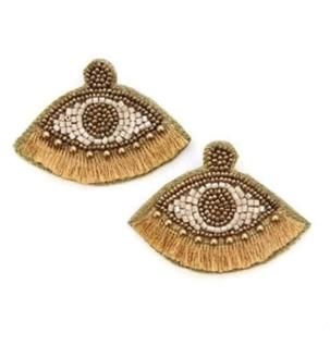 Hand Embroidered Fashion Earrings