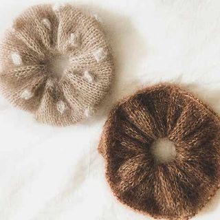 Knitted Scrunchies