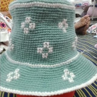 Hand Crochet Sustainable Cap