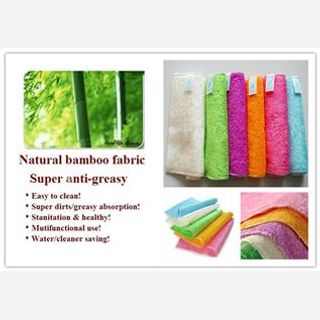 Cleaning 100% Bamboo washcloth, Knitted, No need detergent can clean anywhere