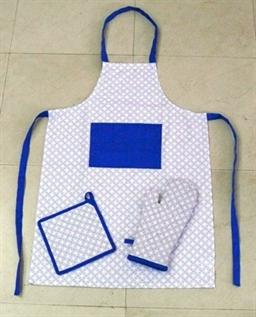 100% Cotton printed Apron, White base with pigment printed, Easy washable