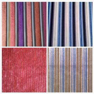 Home Textile Stripe Velvet, four patterns