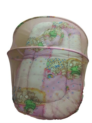 Baby Mattress Set with attached Mosquito Net