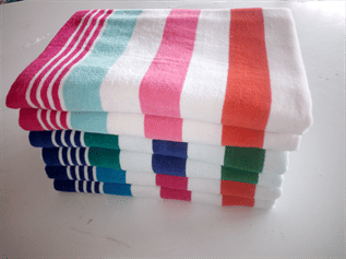 Strip Color Terry Towels