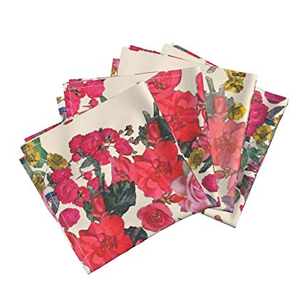 Cotton Flower Printed Kitchen Napkin