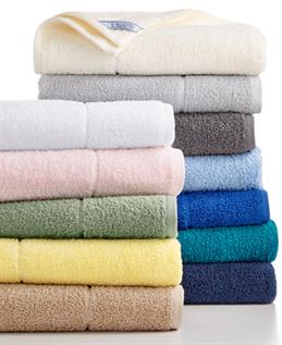 Cotton and Polyester Bath Towels