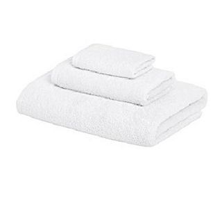 White Leisure Cotton Hand Towel