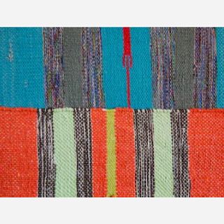 Striped Knotted Rug