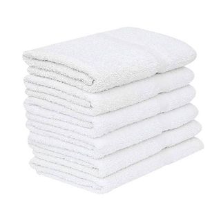 Terry Cotton White Towel Sets