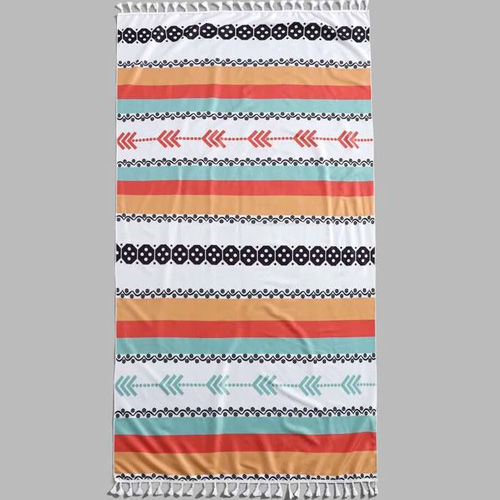 Rosie Tassel Trim Beach Blankets