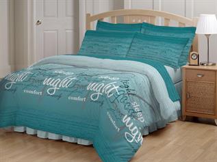 Cotton Blended Printed Duvet Cover Set