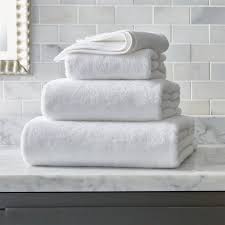 White Bathroom Towels