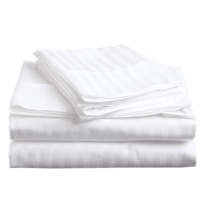 Satin Stripe Bed Sheet