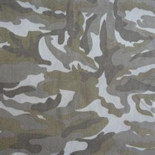 220-240 gsm, 65% Polyester / 35% Cotton Camouflage, Greige, Twill