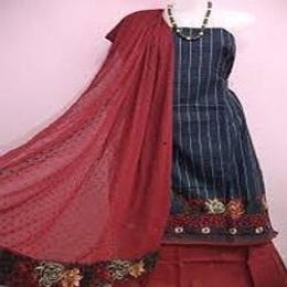 Dress materials fabric : 130 - 250 GSM, 100% Cotton, Chiffon, Georgette,  PC(60/40), Dyed, Plain Suppliers 1477853