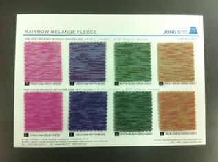 200-280 gsm, 100% Polyester, Melange, Weft knit / Circular knit