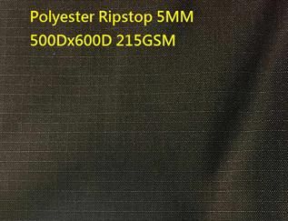 215 GSM, 100% Polyester, Dyed, Ripstop