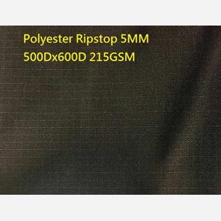 215 GSM, 100% Polyester, Dyed, Ripstop