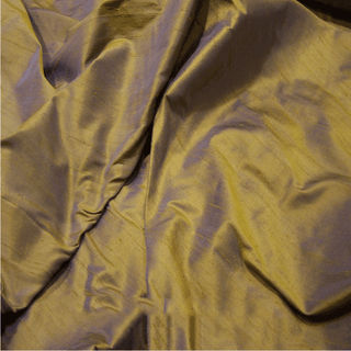 Dyed 100% Dupion / Catonic Silk Fabric