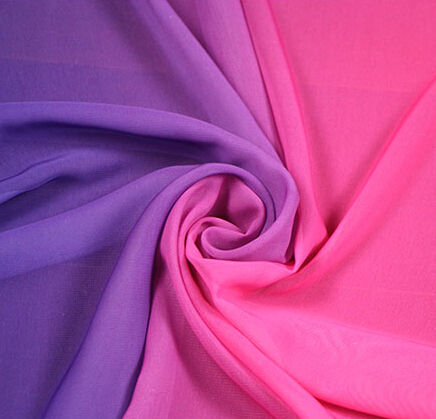 dyed chiffon fabric