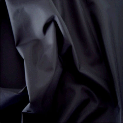 Polyester Black Jet Fabric