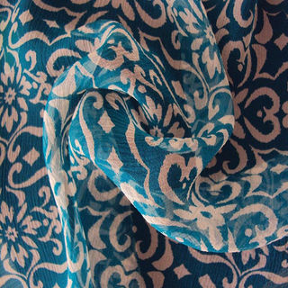  Dyed 100% Polyester Georgette Fabric
