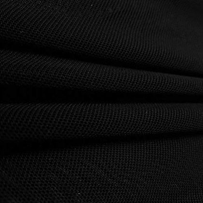 Black Mesh Fabric