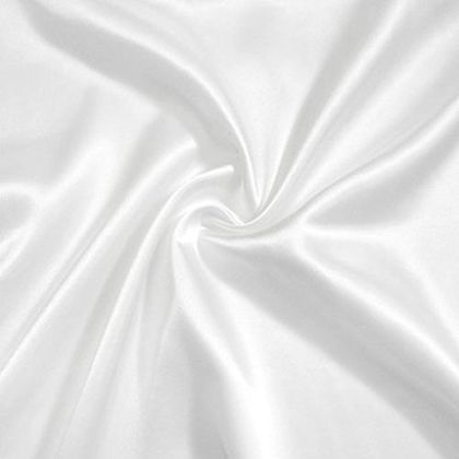 Plain White Polyester Fabric