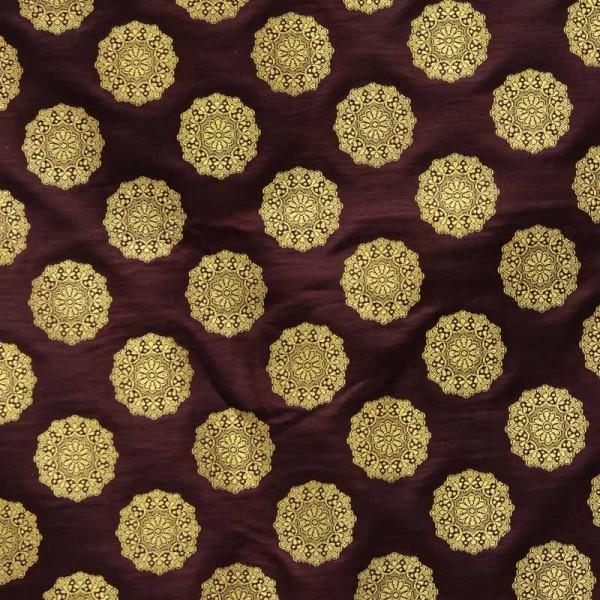 printed brocade fabric