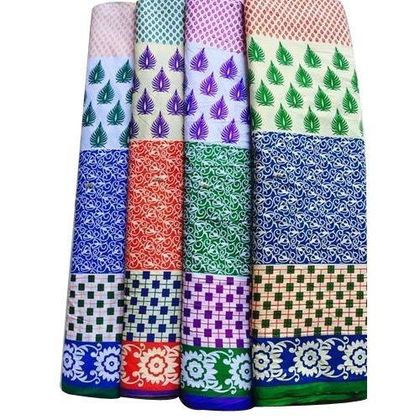 Polyester Cotton Printed Kurti Fabric