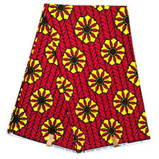 Cotton African Wax Printed Fabric