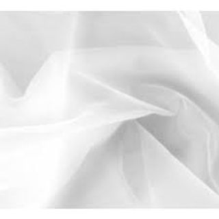 Plain White Polyester Fabric