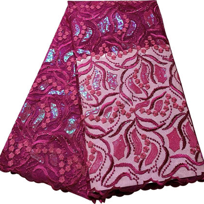 Tulle Patti Printed Fabric