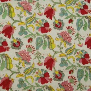 Cotton Floral Printed Fabric